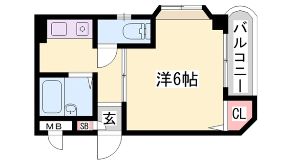 明石駅 徒歩4分 4階の物件間取画像